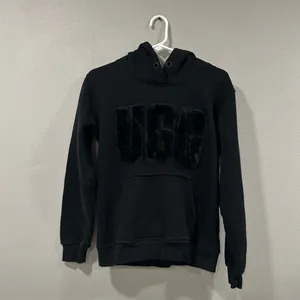 UGG Fuzzy Logo Hoodie for Women Size Small thumbnail 3