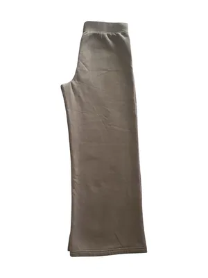 NWOT-GAIAM-WOMENS WIDE LEG SWEAT PANTS-SIZE LG Comfortable wide-leg womens sweatpants in a versatile taupe color. Soft knit fabric with an elastic waistband for easy wear. 53% cotton and 47 polyester Measurements: Waist: side to side 16-20 Rise: 12 inches Inseam: 30 inches thumbnail 3