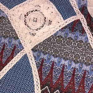 Umgee size medium blue floral lace boho dress thumbnail 6