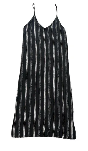 Vintage Women’s Striped Midi Slip Dress S Resortwear Vacation Minimalist Beach thumbnail 1