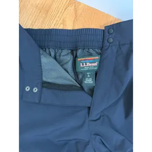 L.L.Bean Men’s Non‑Insulated Black Snow Pants SzL NWOT thumbnail 4