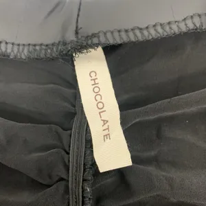Chocolate‎ Faux Leather Shorts Medium Black Stretch Edgy Trendy Street thumbnail 3