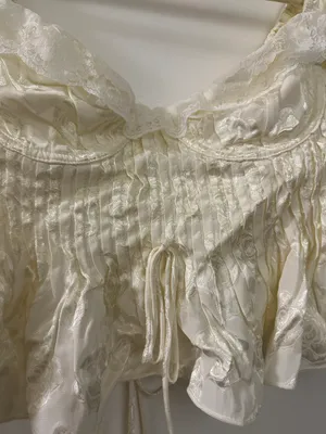 For Love & Lemons Cream Opal Lace Blouse thumbnail 8