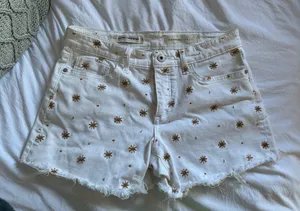 Anthropologie Pilcro White Shorts 27 thumbnail 1