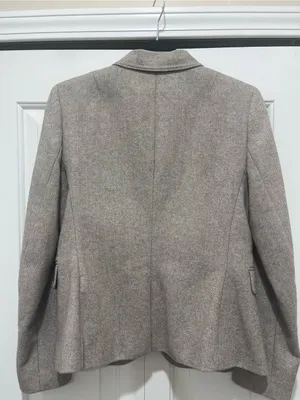 Banana Republic Women's Herringbone Blazer - Light Brown Tweed Herringbone thumbnail 2