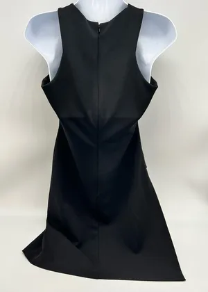 Gianni Bini Black and Cream Asymmetrical Dress thumbnail 1