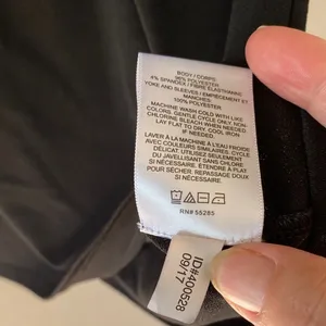 Express Black Top with Sheer Sleeves thumbnail 7