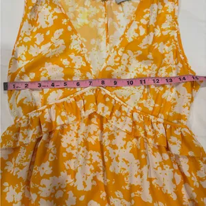 Ramy Brook Merida Yellow and White Floral‎ Dress size 0 thumbnail 7