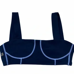 NWT WeWoreWhat Black Corset Sports Bra Top Bralette XS Cropped Workout Top v6x thumbnail 5