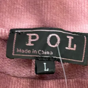 NWT Long Sleeve Vintage Wash Sweater With Brass River Detail Mauve Large thumbnail 4