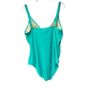 Caribbean Sand Swim Suit Green Beach Summer Ocean One Piece 22W Sculpting thumbnail 5