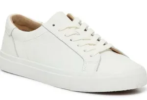 Lucky Brand Sz 8 White Leather Divahna Lace Up Low Top Casual Classic Sneakers thumbnail 1