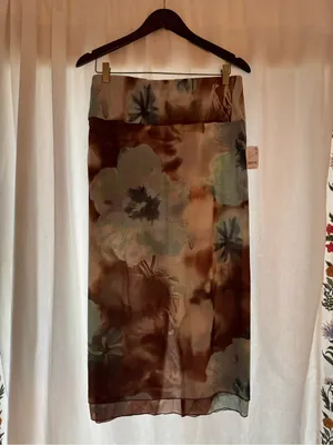 Free People Sunset Mesh Midi Skirt thumbnail 5