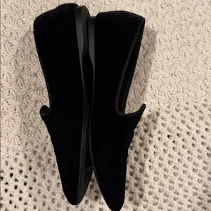 Birdies Women's Elegant Flats Black Velvet - The Heron 7/5 thumbnail 3