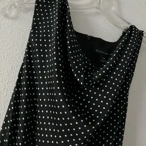 {Banana Republic} Brand New Cowl Neck Sleeveless Polka Dot Midi Dress thumbnail 9