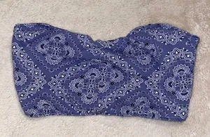 Lavender Boho Paisley Bandeau Medium thumbnail 1