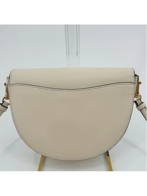 Coach C2863 Ellen Daisy Crossbody Bag Chalk White Embroidered Leather thumbnail 4
