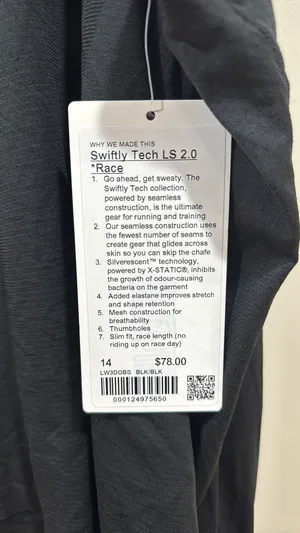 Lululemon Swiftly Tech Long Sleeve 2.0 thumbnail 2