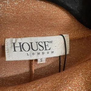 House of CB London Concha Pink Sparkle Cutout Long Sleeve Bodysuit NWT thumbnail 4