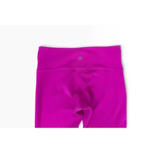 Lululemon Bright Pink High-Rise Cropped Leggings Women Size 6 thumbnail 4