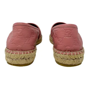 Gucci Guccissima Pink Leather GG Monogram Espadrille Flats EU 40 thumbnail 5