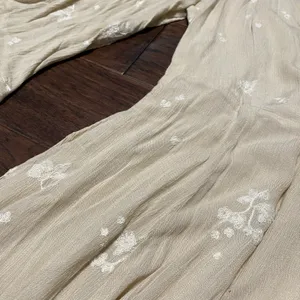 Free People sz 10 flowy beige dress thumbnail 2