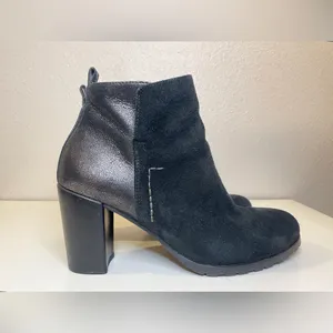 Paul Green Women’s Black Heeled Ankle‎ Boots Sleek Design Size 9 thumbnail 5