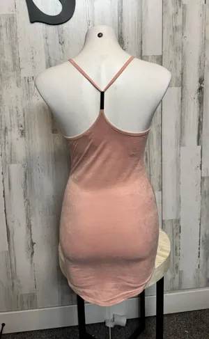 Windsor Pink Velvet Dress thumbnail 2