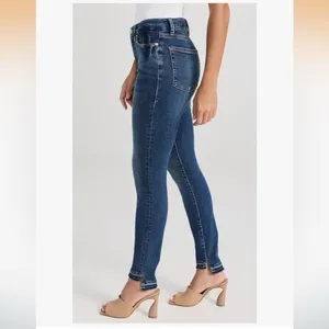 Good American 14 32 Good Legs‎ Skinny Jeans In Indigo Blue High Rise Stretch thumbnail 2