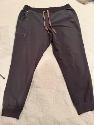FIGS Charcoal Gray Jogger Scrub Pants thumbnail 1