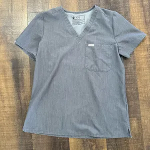 Figs Graphite One Pocket Scrub Top Size Small thumbnail 1