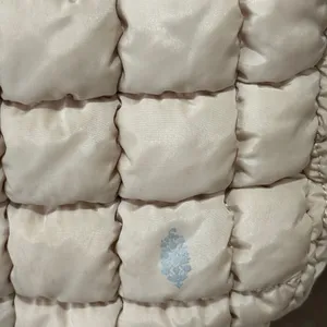 FP Movement quilted tote bag carryall beige sand hobo large zipper shoulder thumbnail 5