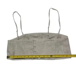 Reformation White‎ Linen Fabric thumbnail 6