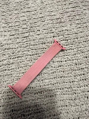 Apple Pink Braided Elastic Watch Band for Women thumbnail 2
