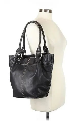 ✨Tignanello One Size Leather Black Tote✨ thumbnail 1