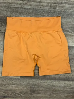 ORDR Scrunch Butt Orange Athletic Shorts Women’s Large thumbnail 3