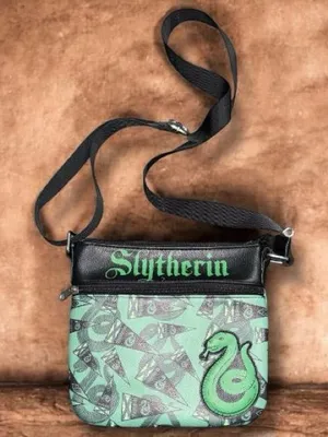 Loungefly Harry Potter Slytherin crossbody bag adjustable strap great condition thumbnail 1
