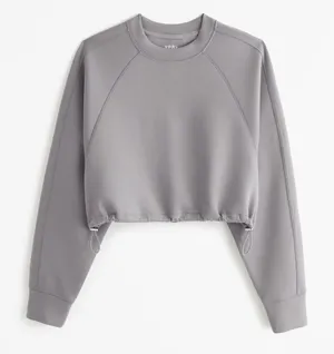 Abercrombie & Fitch YPB NeoKnit Cinched Crew Neck Sweater Large thumbnail 1