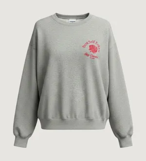 Old Navy SoComfy Best Self Energy‎ Rose Graphic Cropped Sweatshirt Large thumbnail 1