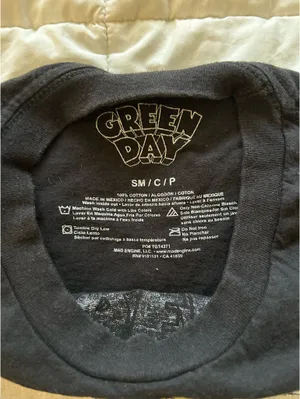 Green Day Graphic Tee Black thumbnail 3