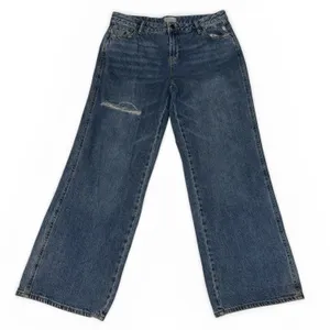 PacSun low rise baggy dark wash jeans thumbnail 1