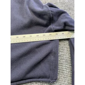 Brandy Melville Sweater Women One Size Blue Roll Neck Cropped Long Sleeve Cotton thumbnail 3