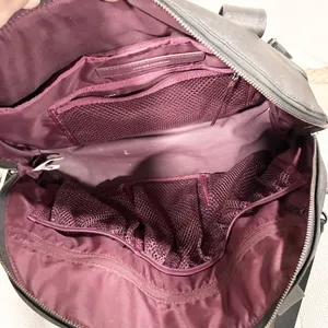 Lululemon Yin Time Bag Black Gym Travel Bag Shoulder Strap Multi Pocket thumbnail 6