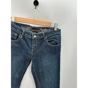Oakley Dark Wash Blue Cotton Blend Bootcut Denim Jeans‎ Women's Size 6 thumbnail 4