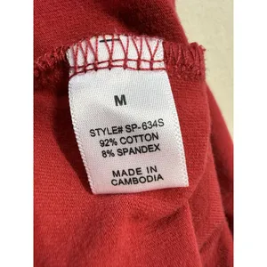 Zenana Signature Red High Rise Flare Leggings Size M (E34) thumbnail 8