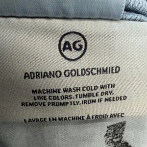AG Adriano Goldschmied Saige High-Rise Wide-Leg Crop Denim Jeans Size 29 thumbnail 12
