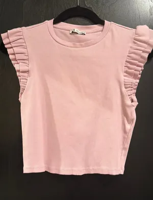 Pink ZARA Top thumbnail 1