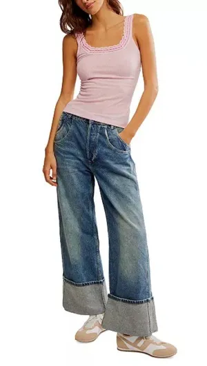 NWT Free People intimately Only You Tank in Pink/Rose Size XS thumbnail 4