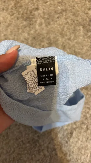 Shein light blue skirt and top set thumbnail 4