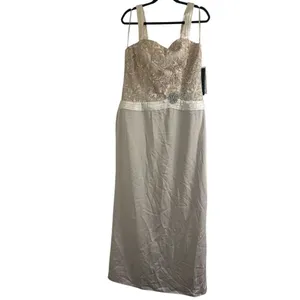 ✨Izilady TS Sheath Mother of the Bride Cream Sz 14 Dress✨ thumbnail 5